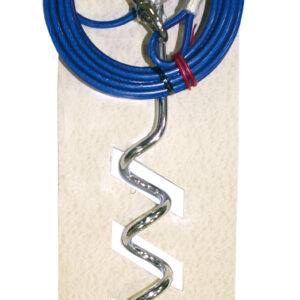 P SPIRAL STAKE AND CABLE FOR SMALL SIZED DOG