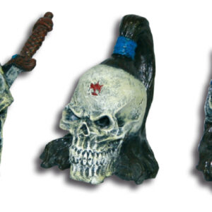 BEAUTY ORN. MIXED SKULLS