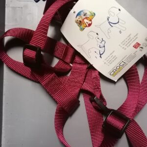 NYLON LEASH MM.16X1200 BORDEAUX