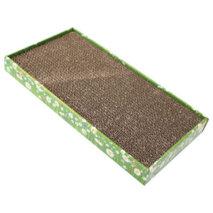 CATSCRAPER CARTON AVEC HERBE A CHAT