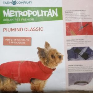 Classic padded jacket with zip Red cm 50