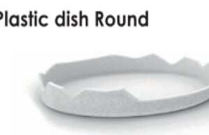 Plastic dish Round L 166x122x18 cm