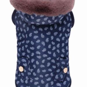 PADDED JACKET BANDANA BLUE