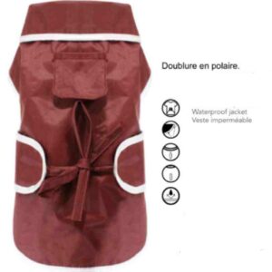 WATERPROOF JACKET SESTRIERE BURGUNDY