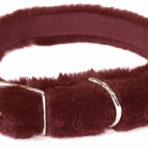 COLLAR PLUSHIE BURGUNDY