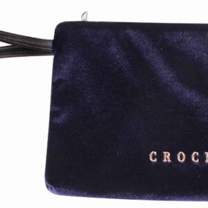 POCHETTE BLACK VELOUR 26X18 CM