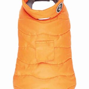 PADDED JACKET LEAVES ORANGE