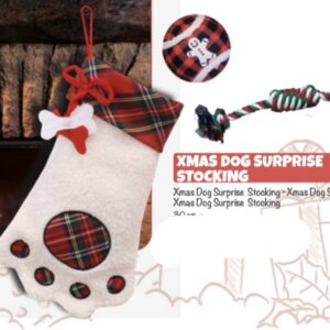 XMAS DOG SURPRISE STOCKING