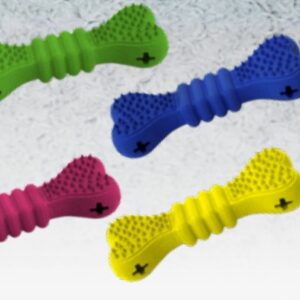 Jouet caoutchouc PANTON Os 8x8x10cm