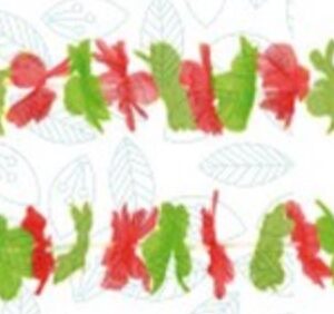 COLLARE HAWAIIAN RED