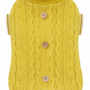 CHANDAIL TRESSER MOUTARDE