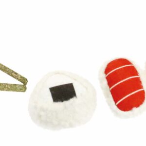 JOUET POUR CHAT SUSHI BOX 5PCS AVEC CATNIP
