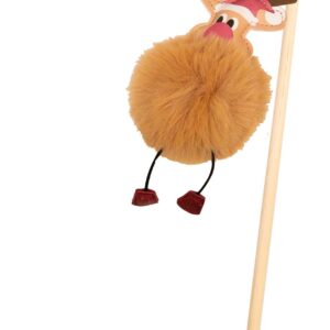 BAGUETTE POUR CHAT XMAS FLUFFY DEER 40 cm