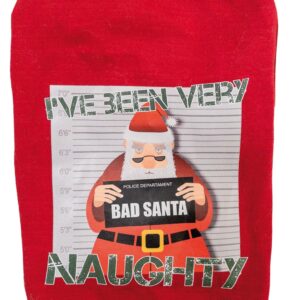 T-SHIRT XMAS NAUGHTY SANTA
