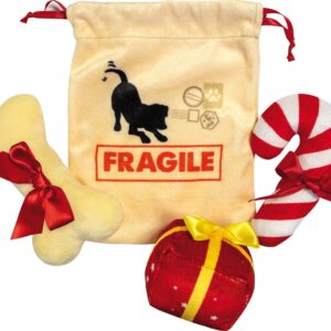 JEU POUR CHIEN XMAS SANTA BAG 21 cm