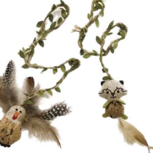 Jouet chat feuille sujet avec catnip 7CM