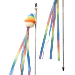 Jouet chat canne Colorful 40cm