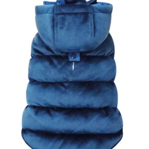 BLOUSON REMBOURRÉE VELVETEEN BLEU