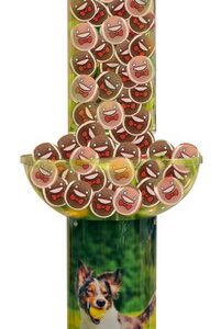 DISPLAY TENNIS BALL XMAS GINGER 6,5 cm 220 PCS