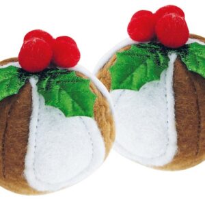 JEU POUR CHAT XMAS PUDDING 6x7 cm 3 pz