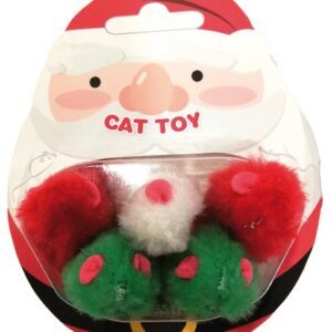JEU POUR CHAT XMAS MICE SET 5 PCS