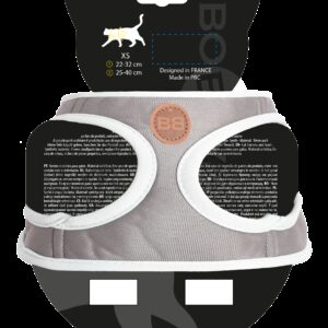 PACK CHAT HARNAIS MINI + LAISSE STRIPE