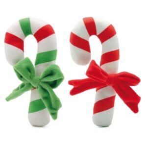 JEU CHIEN XMAS CANDYCANES 15 CM SOG.ASS. - SAISON 24-25