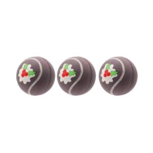 JEU CHAT XMAS RUBBER SWEET 4,5 CM 3 PC - SAISON 24-25