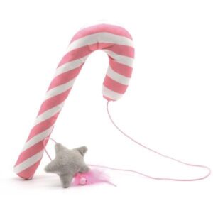 CHAT BATON XMAS BLUSH STAR 30 CM - SAISON 24-25