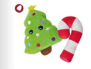 JEU POUR CHAT XMAS CARTOON 8 CM 2 PZ - SAISON 24-25