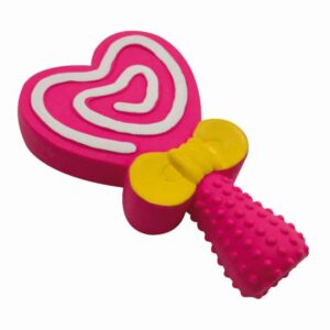 LATEX JEU CHIEN LOLLY ROSE 13 CM - SAISON 24-25